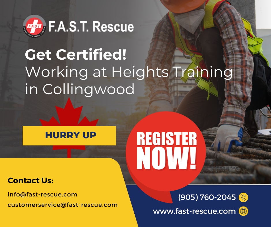 Working At Heights Training In Collingwood By Fast Rescue